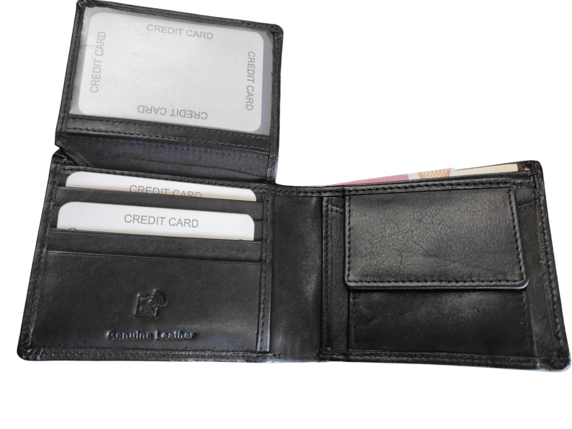 Black RFID-Proof Wallet – Guard Your Cards in Style