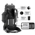 Tripole Colonel Pro Metal Frame Rucksack with Detachable Day Pack and Rain Cover for Trekking and Travelling | 5 Year Warranty (105 Ltr, Black)