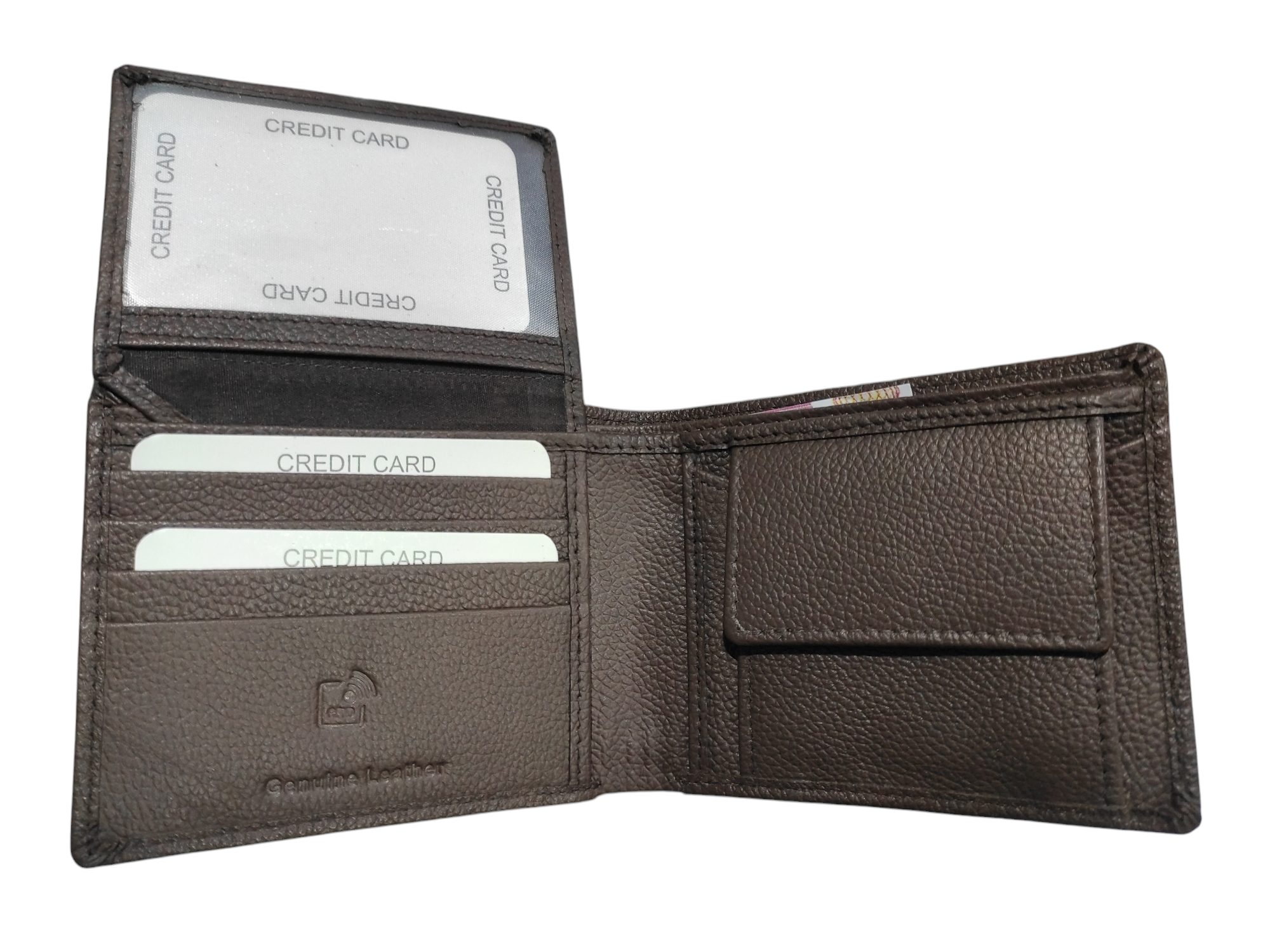 RFID Wallet – Rustic Brown Edition