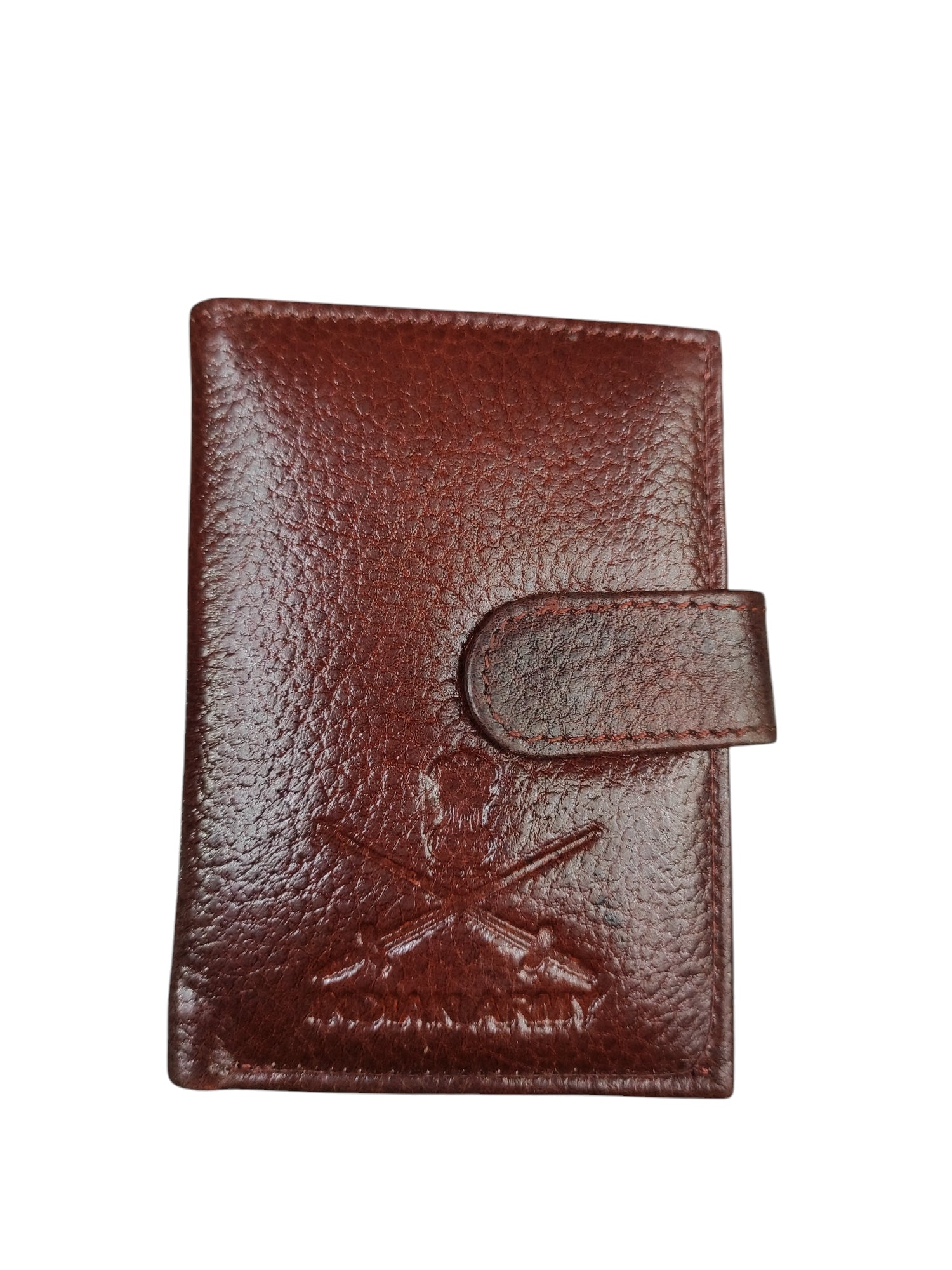 Rustic Brown Elegance Card Holder