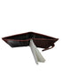 Rustic Brown Elegance Card Holder