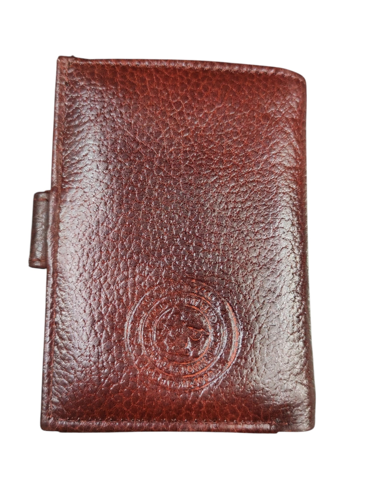 Rustic Brown Elegance Card Holder