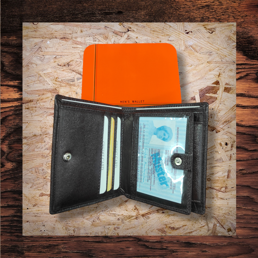 Brown CrocoShield Men's Wallet