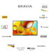 Sony BRAVIA 80 cm (32 inches) HD Ready Smart LED Google TV KD-32W835 (Black)