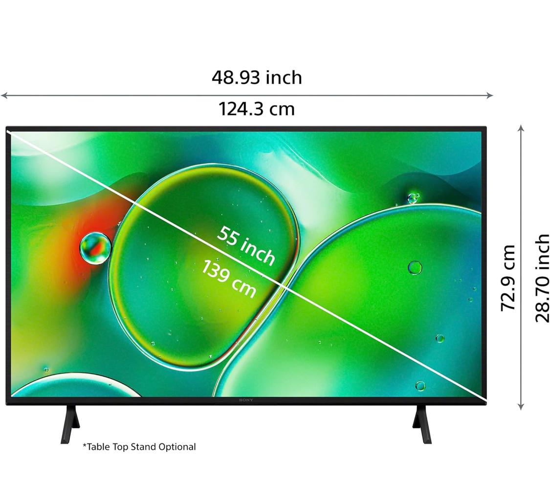 Sony BRAVIA 2 Series 126 cm (50 inches) 4K Ultra HD Smart LED Google TV K-50S20 (Black)