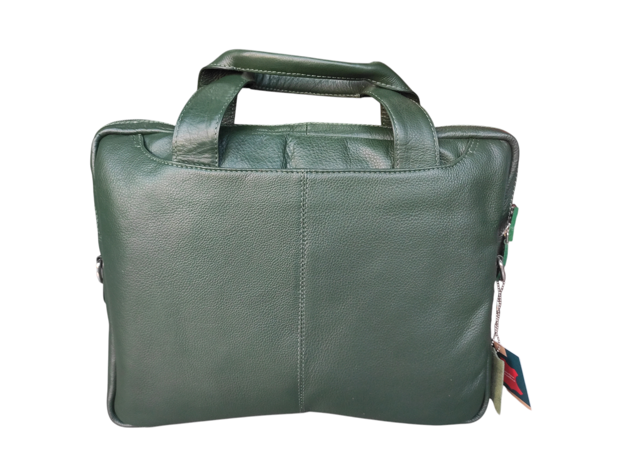 Leather laptop handbag