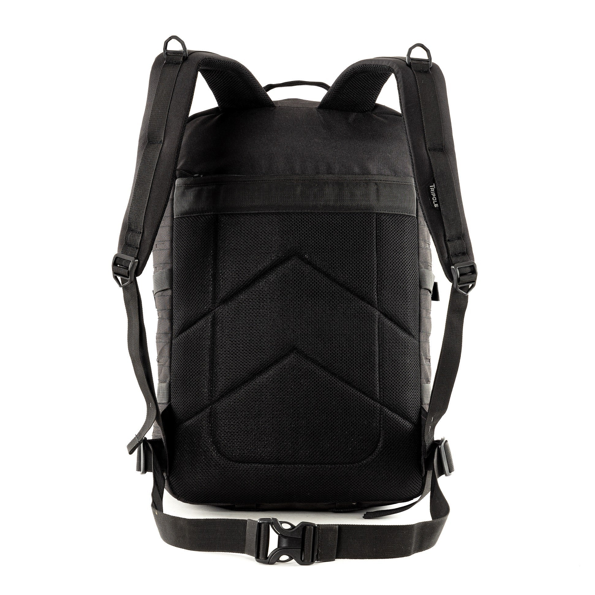 Tripole Force Plus Tactical Army 50 Litre Bag & Backpack with Laser-cut MOLLE Black | 3 Year Warranty