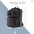 Tripole Force Plus Tactical Army 50 Litre Bag & Backpack with Laser-cut MOLLE Black | 3 Year Warranty