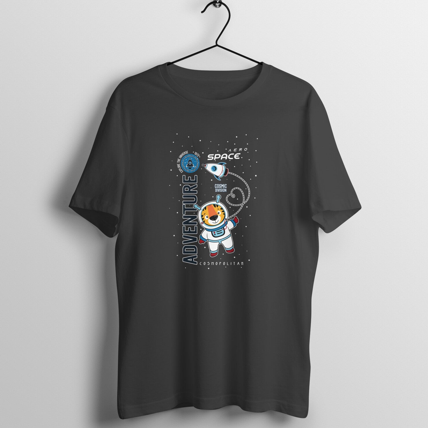 SIRIMIRI Space Design Round Neck T-shirt