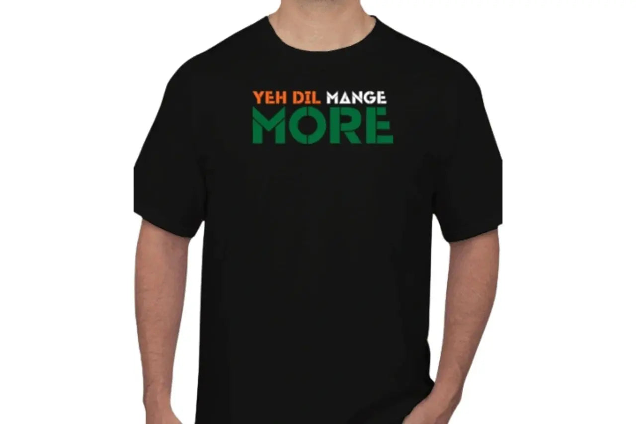 iLogo Dil Mange More Design Round Neck T-shirt