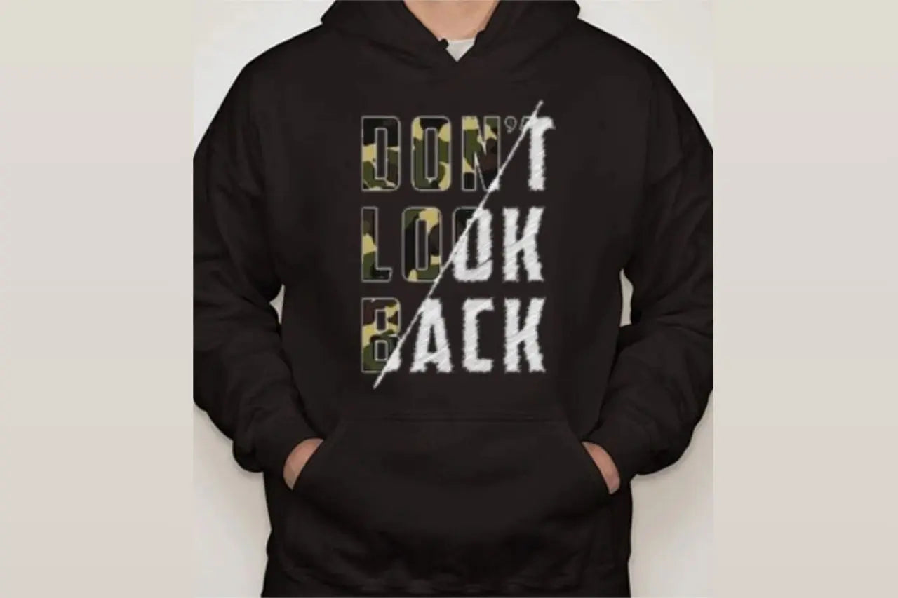 iLogo Don't Look Back Design Hoodie
