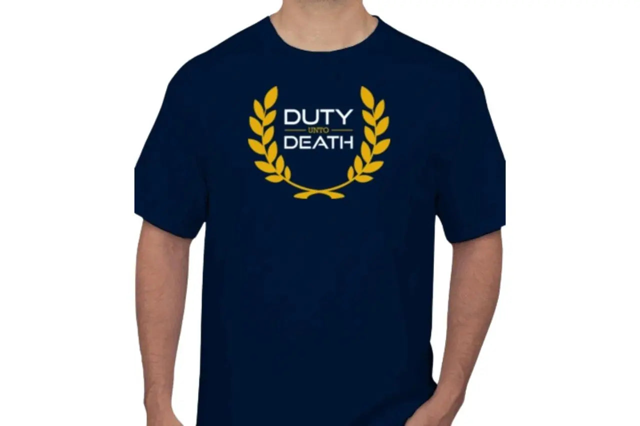 iLogo Duty of Death Design Round Neck T-shirt