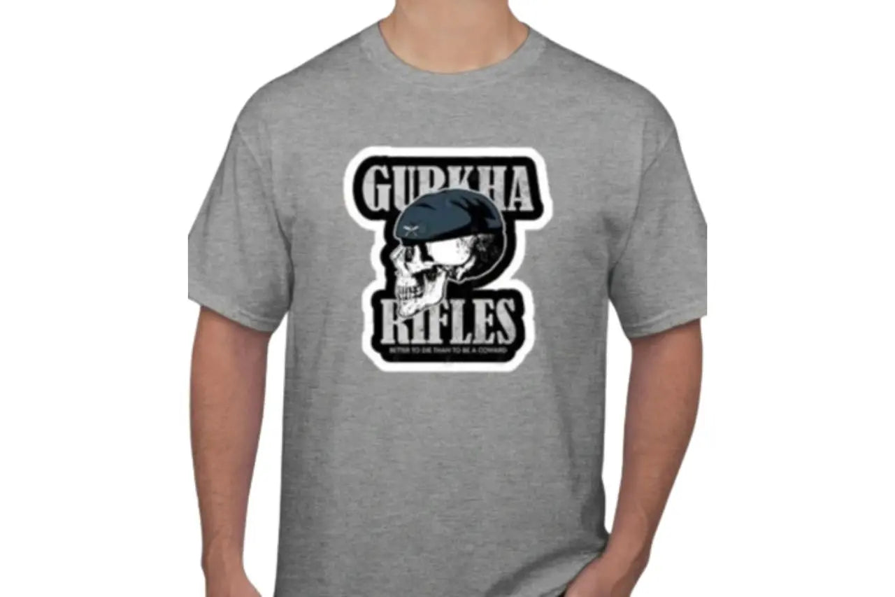 iLogo Gurkha Rifles Design Round Neck T-shirt