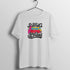 SIRIMIRI California Surfing Design Round Neck T-shirt