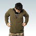 MDE Fleece Full Zipper Olive Jacket