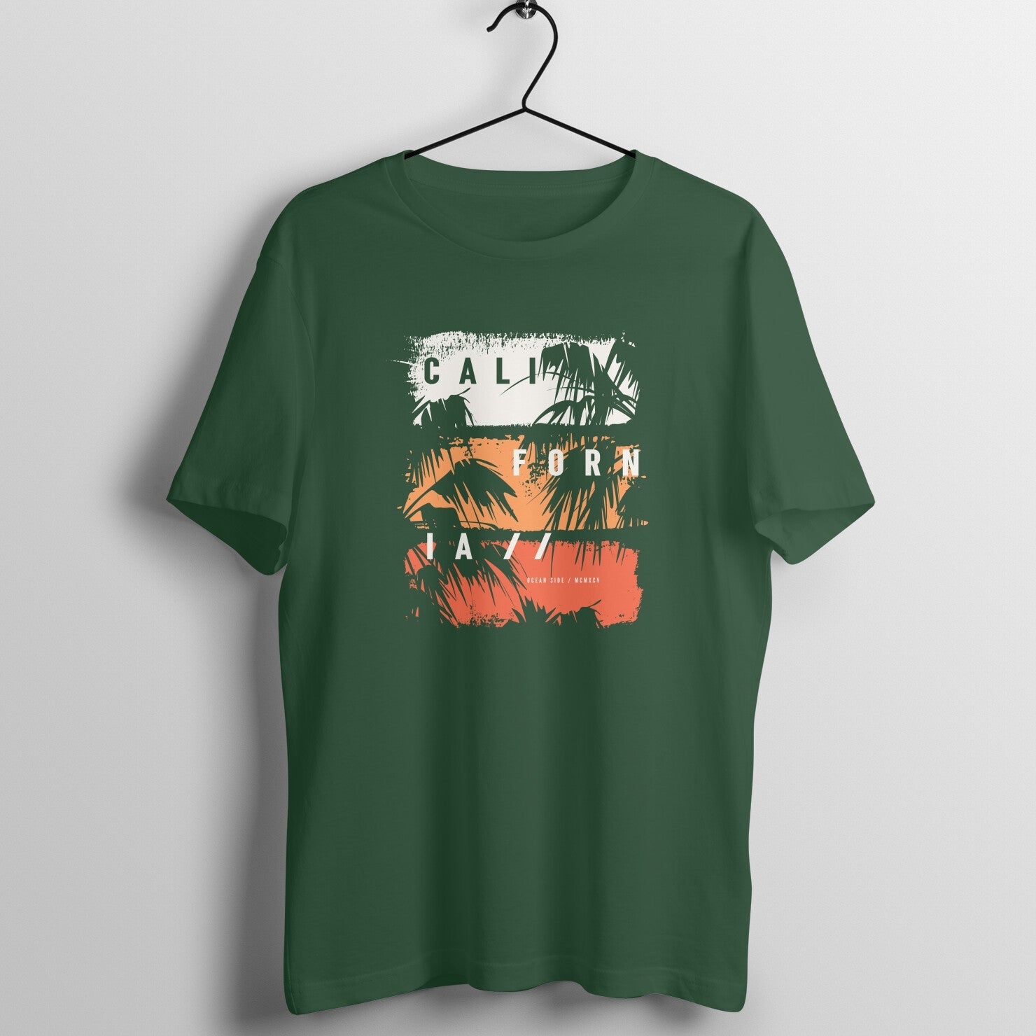 SIRIMIRI California Design Round Neck T-shirt