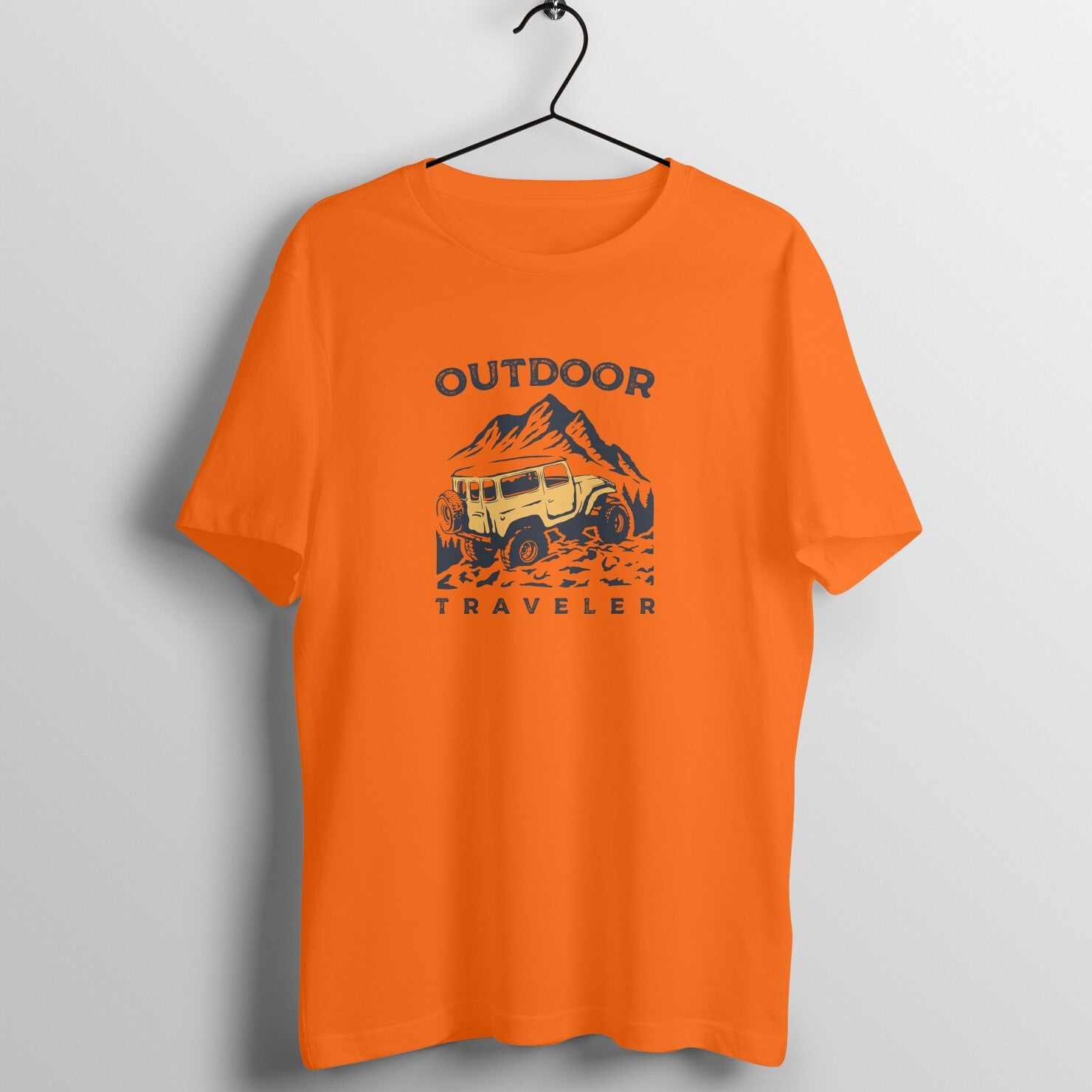 SIRIMIRI Outdoor Design Round Neck T-shirt