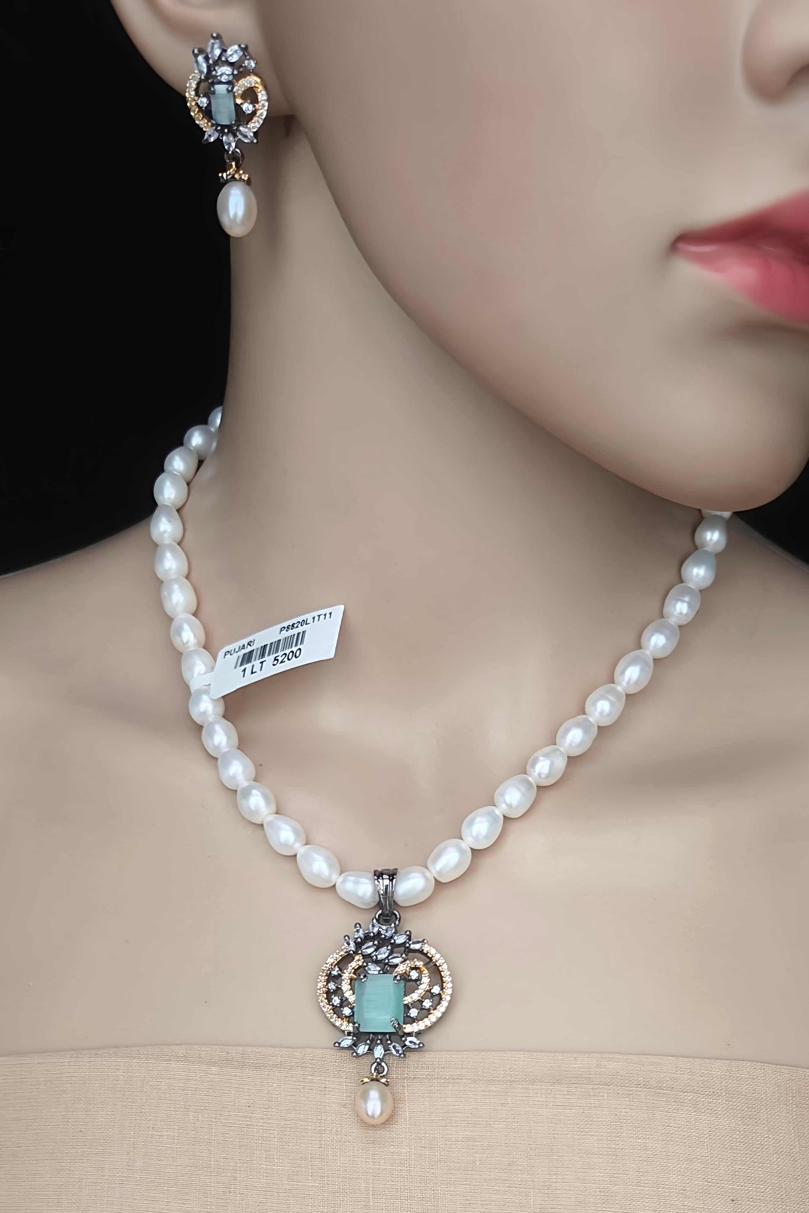 PUJARI PEARLS-FRESH WATER PEARLS- P8820L1T11