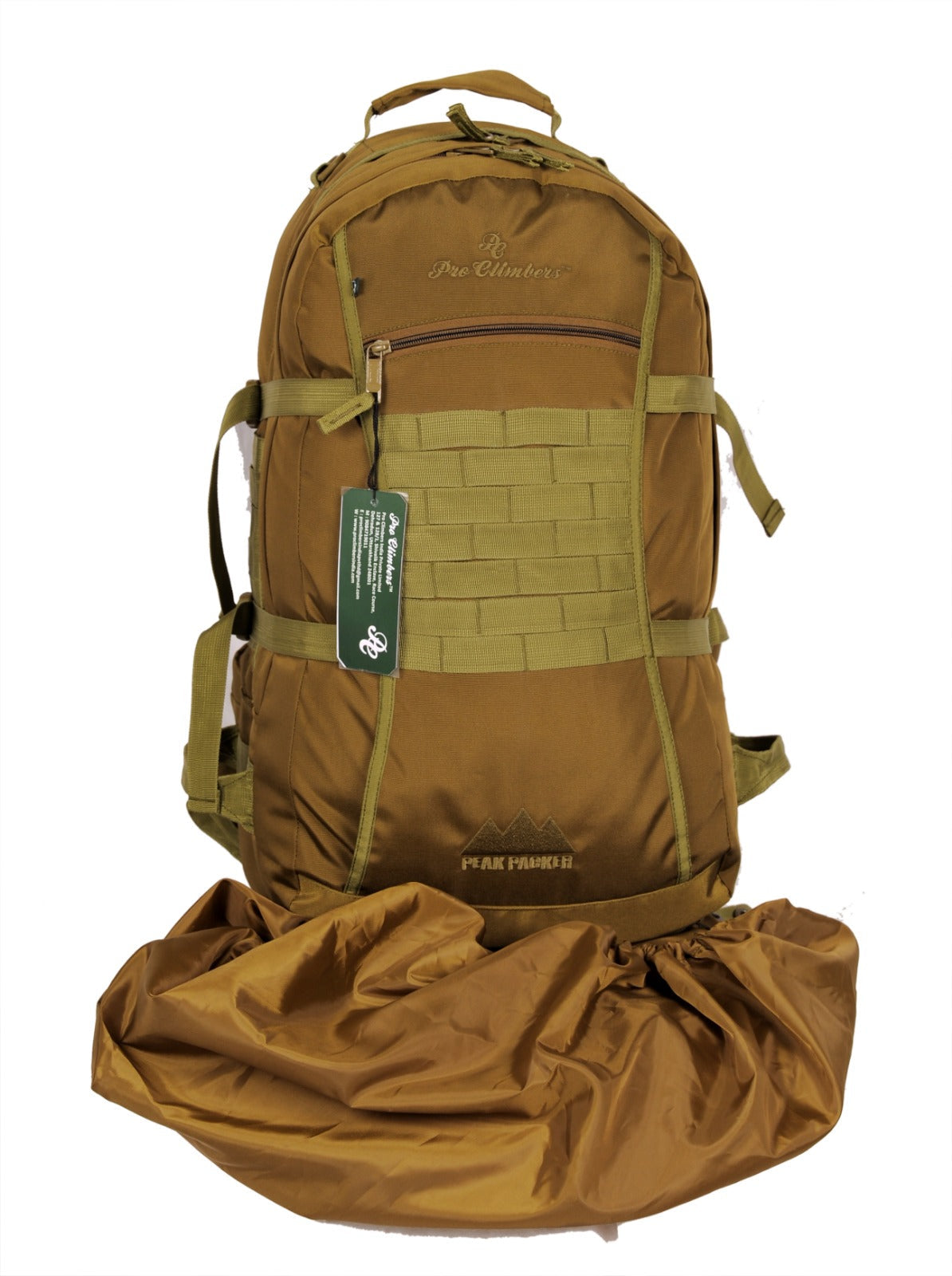 Unisex Peak Packer Green Bag
