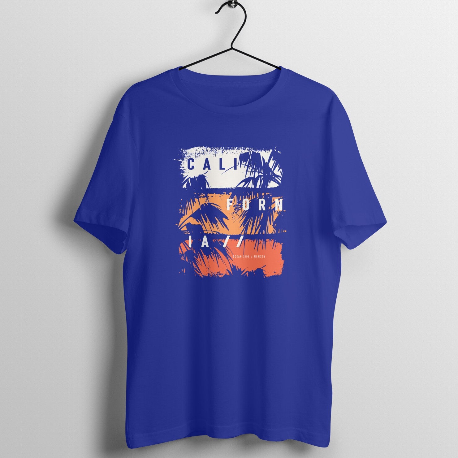 SIRIMIRI California Design Round Neck T-shirt