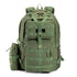 Tripole Alfa 45 Litres Military Tactical Backpack and Rucksack with Detachable Sling Bag Army Green | Rain Cover | 3 Year Warranty