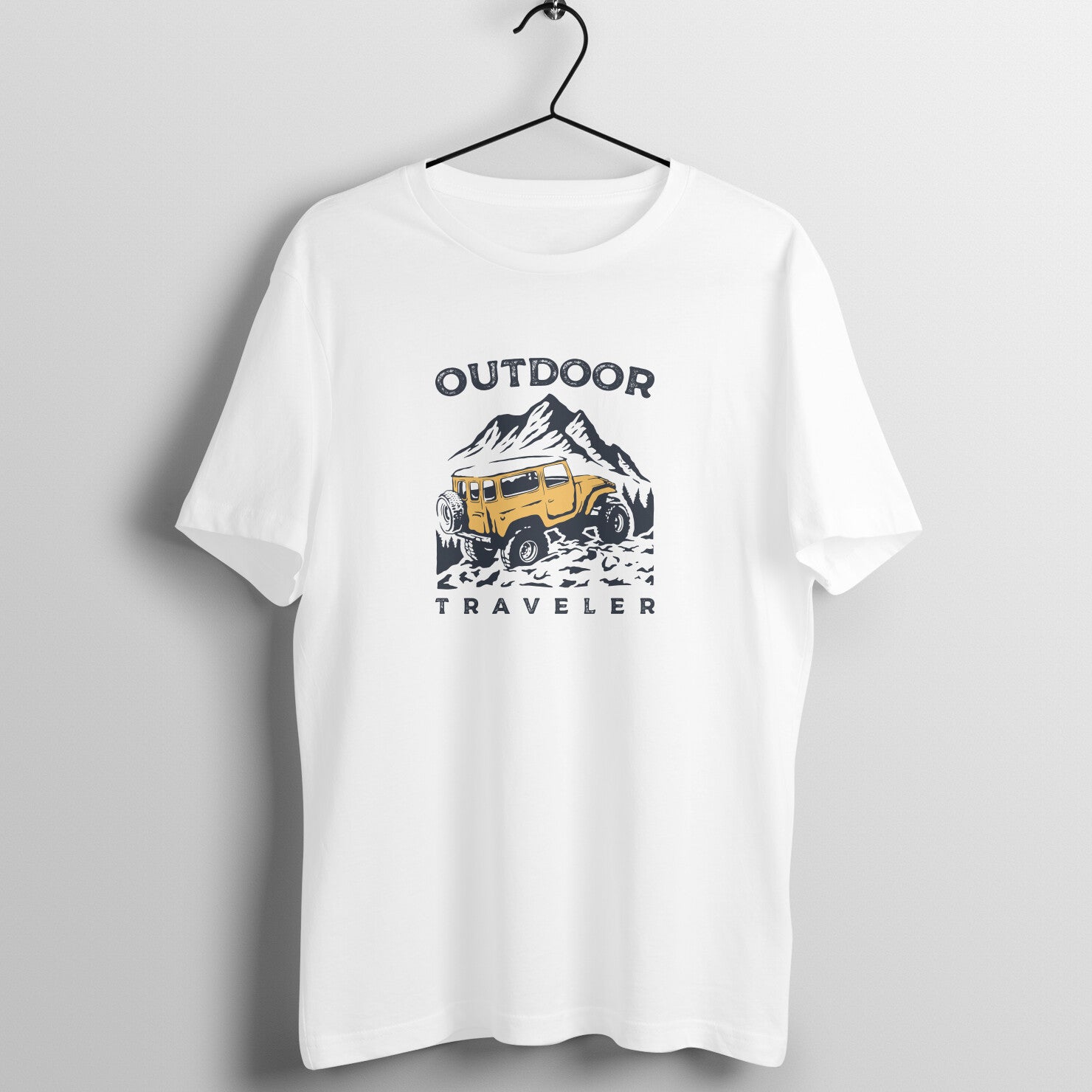 SIRIMIRI Outdoor Design Round Neck T-shirt