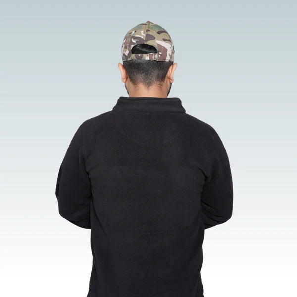 MDE Fleece Full Zipper Black Jacket