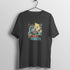 SIRIMIRI Cat and Robots Design Round Neck T-shirt