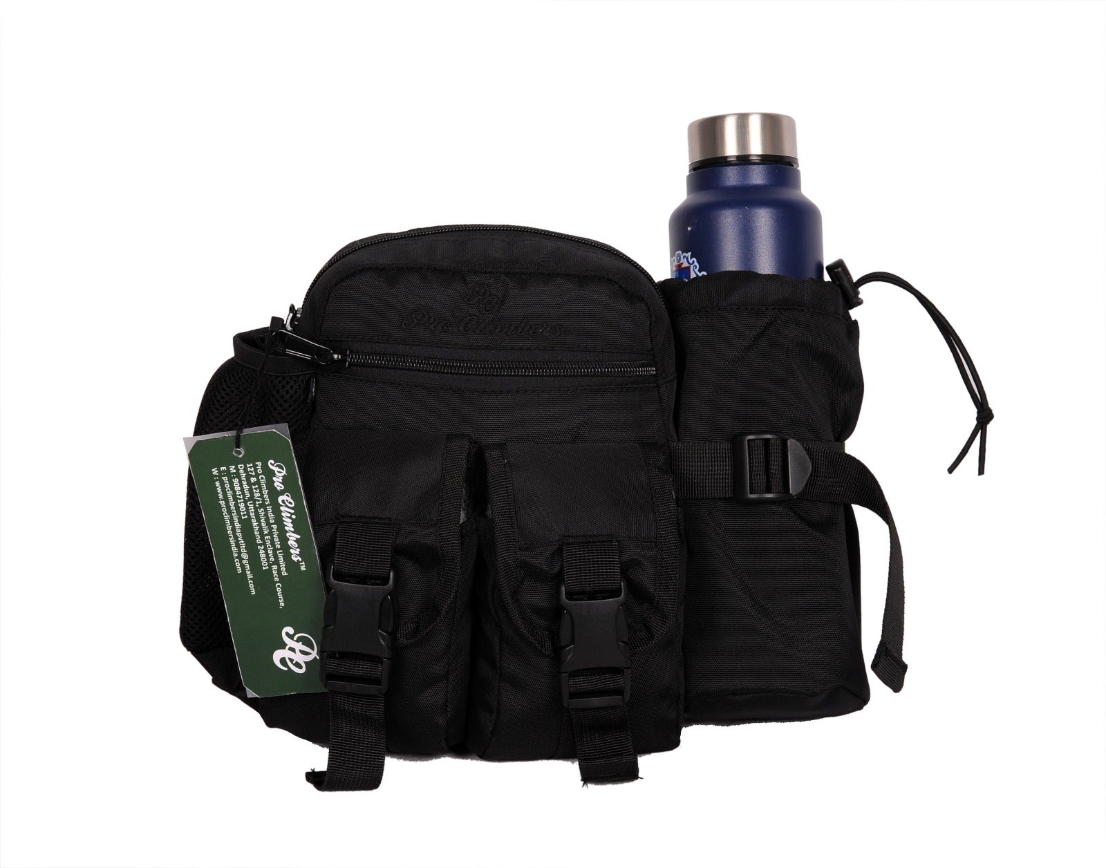 Tactical Black Army Harness Belt Pouch