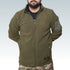 MDE Fleece Full Zipper Olive Jacket