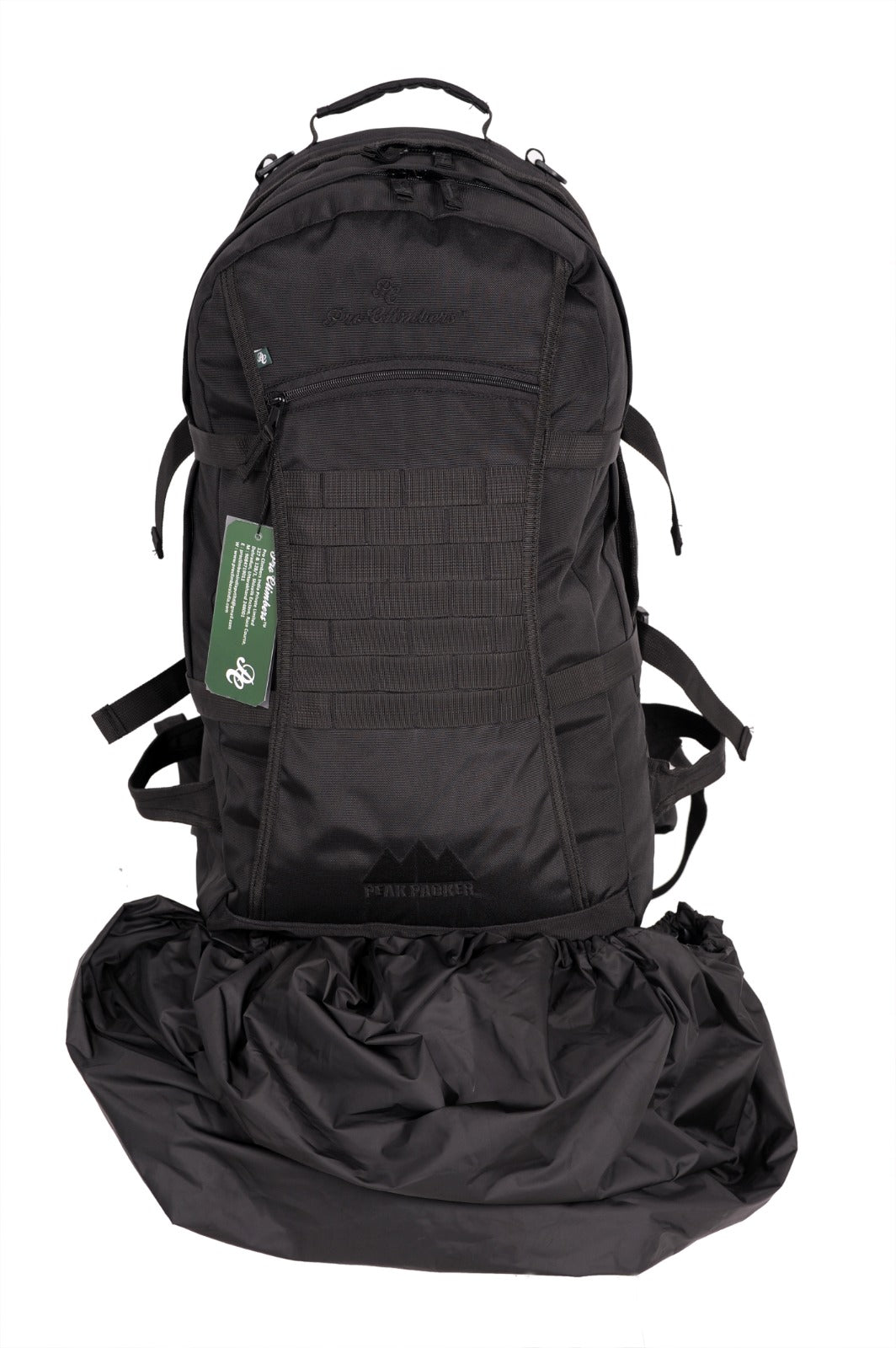 Unisex Peak Packer Black Bag