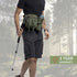 Tripole Waist Pack with Detachable Bottle Holder - Multi-Utility Waist and Sling Bag for Hiking, Cycling, and Backpacking Black